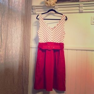 City Chic Ahoy Sailor ⚓️ Dress Size M/18